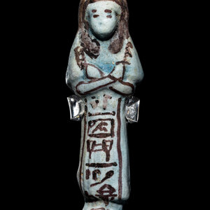 An Egyptian Faience Ushabti of