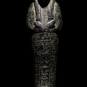 An Egyptian Serpentine Ushabti