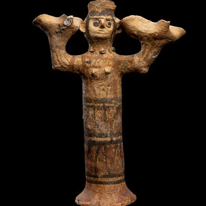 A Canaanite Pottery Figure Circa 3d0185