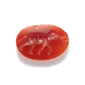 A Greek Carnelian Ringstone with 3d01aa