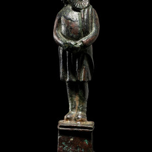 A Hellenistic Bronze Actor Circa 3d01b4