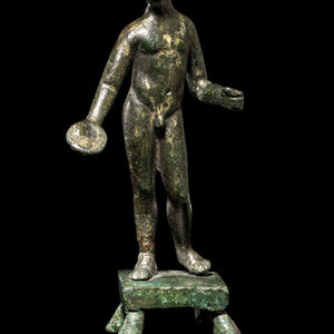 A Roman Bronze Votary Figure
Circa 2nd