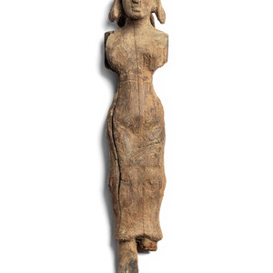 An Egyptian Wood Servant Figure Old 3d0206