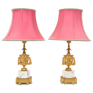 A Pair of Louis XVI Style Gilt