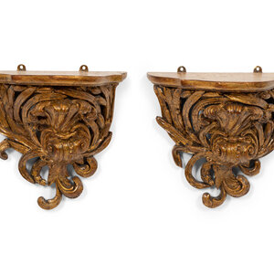 A Pair of Continental Giltwood 3d0262