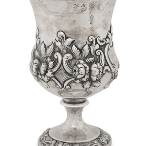 A Victorian Silver Goblet Maker 3d0277