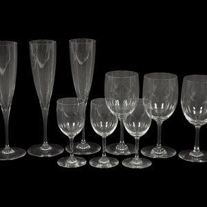 A Group of Baccarat Stemware
French,