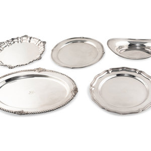 A Collection of Silver Serving 3d0318