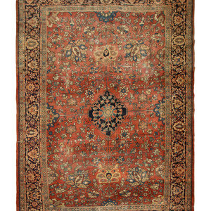 A Hamadan Wool Rug
20th Century
11