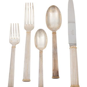 A Christofle Flatware Service for Eight
Triade