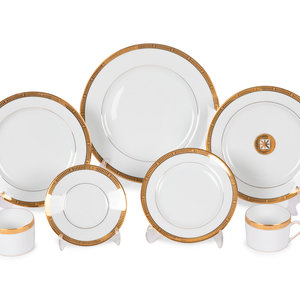 A Bernardaud Limoges Porcelain Dinner