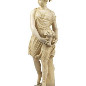 An Italian Alabaster Figure 19th 3d0381