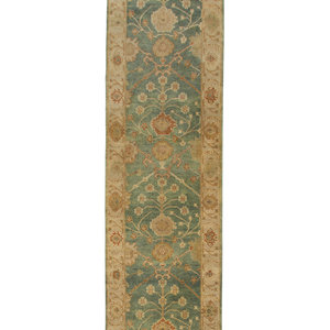 An Oushak Wool Runner 20th Century 10 3d03be