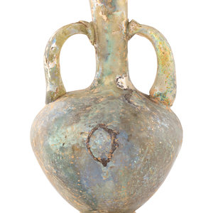 An Early Islamic Glass Flask Circa 3d03dd