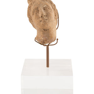 A Roman Stone Head of a Woman Circa 3d03fd