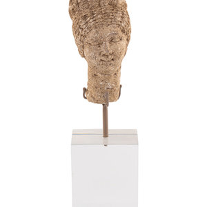 A Roman Stone Head of a Woman Circa 3d03f6