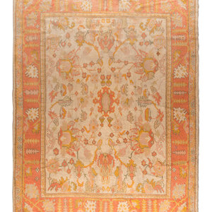 An Oushak Wool Rug West Anatolia  3d0449