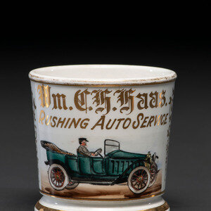 An Automobile Service Workers Porcelain