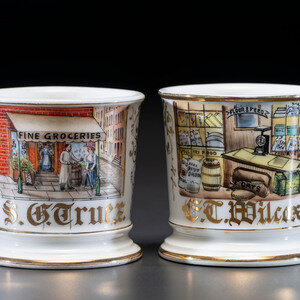 Two Grocer s Porcelain Occupational 3d062c