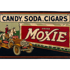 A Drink Moxie Embossed Tin Store 3d0651