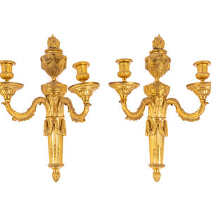 A Pair of Louis XVI Gilt Bronze 3d06b8