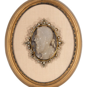 A Large Continental Agate Cameo 3d0700