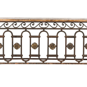 An Italian Wrought-Iron Marble-Top