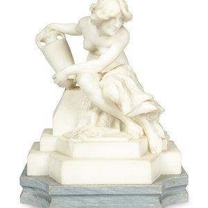 A Continental Carved Marble Figure 19th 20th 3d073a