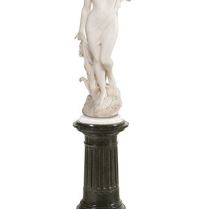 Italian, 19th Century
Draped Nude
carved