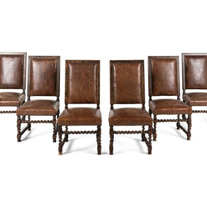 A Set of Six Spanish Baroque Style 3d0757