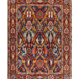 A Heriz Wool Rug
Mid-20th Century
11