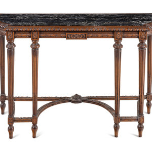 A Louis XVI Style Carved Walnut 3d0856