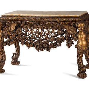 An Italian Baroque Style Carved 3d0858