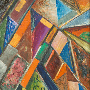 David Burliuk Ukrainian 1882 1967 Abstraction  3d08af