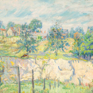 Pauline Palmer American 1867 1938 Landscape oil 3d08b2