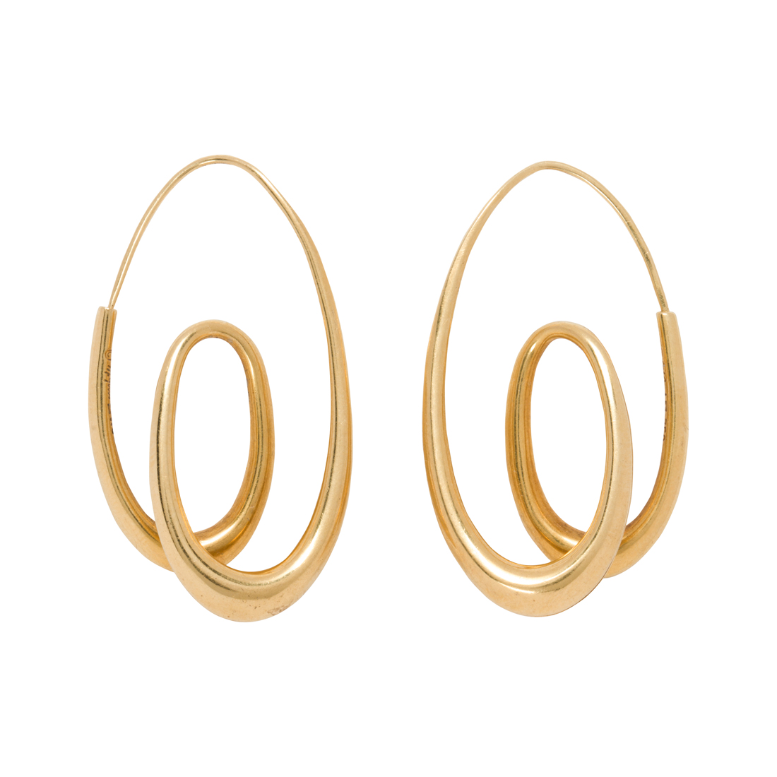 MICHAEL GOOD A PAIR OF 18K GOLD 3ce247