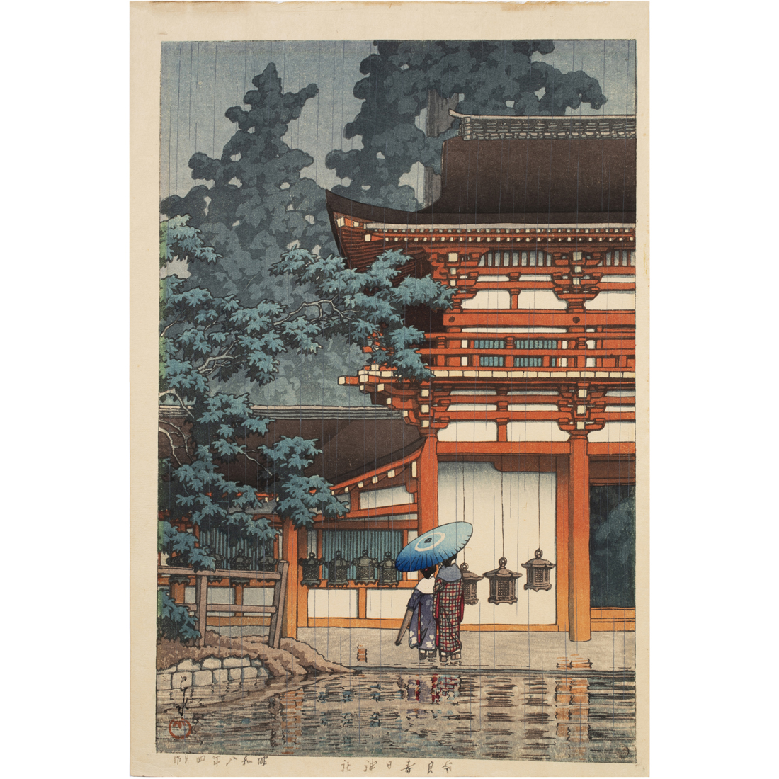 KAWASE HASUI KASUGA SHRINE IN 3ce28a