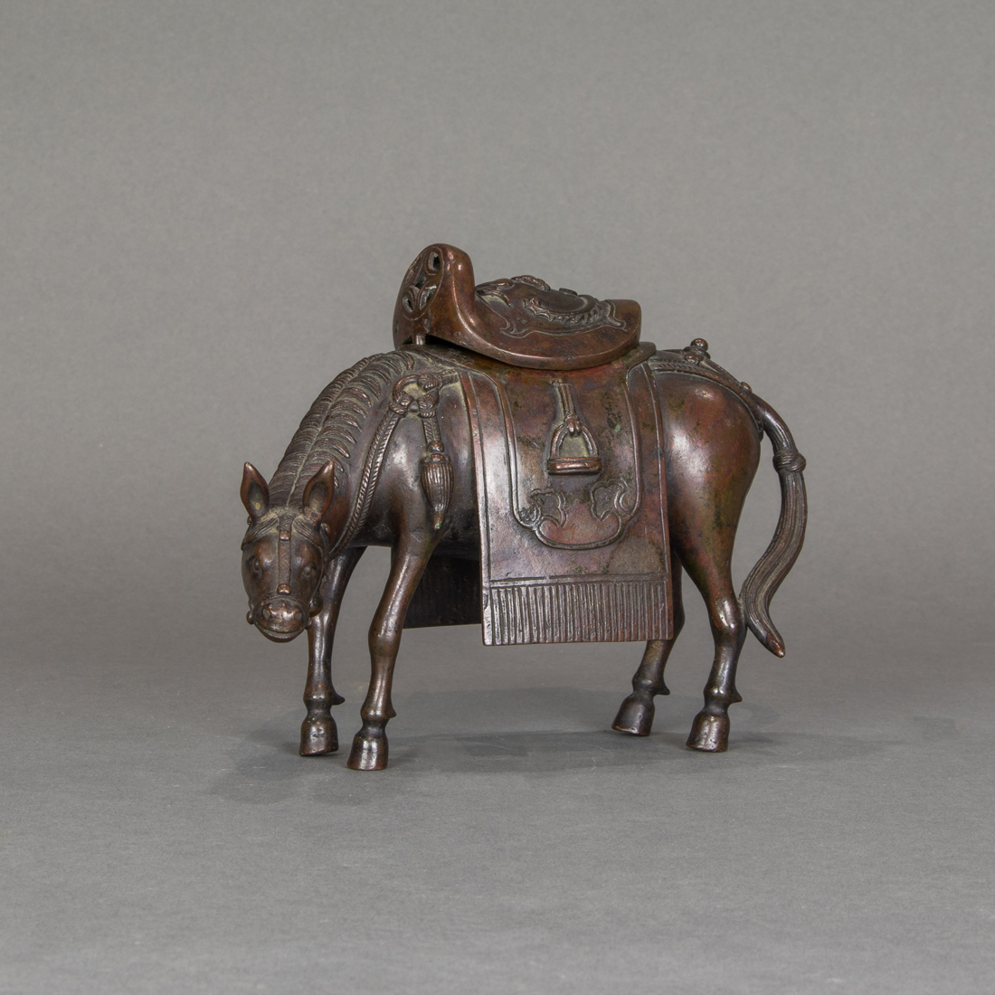 CHINESE BRONZE MULE CENSER Chinese 3ce29e