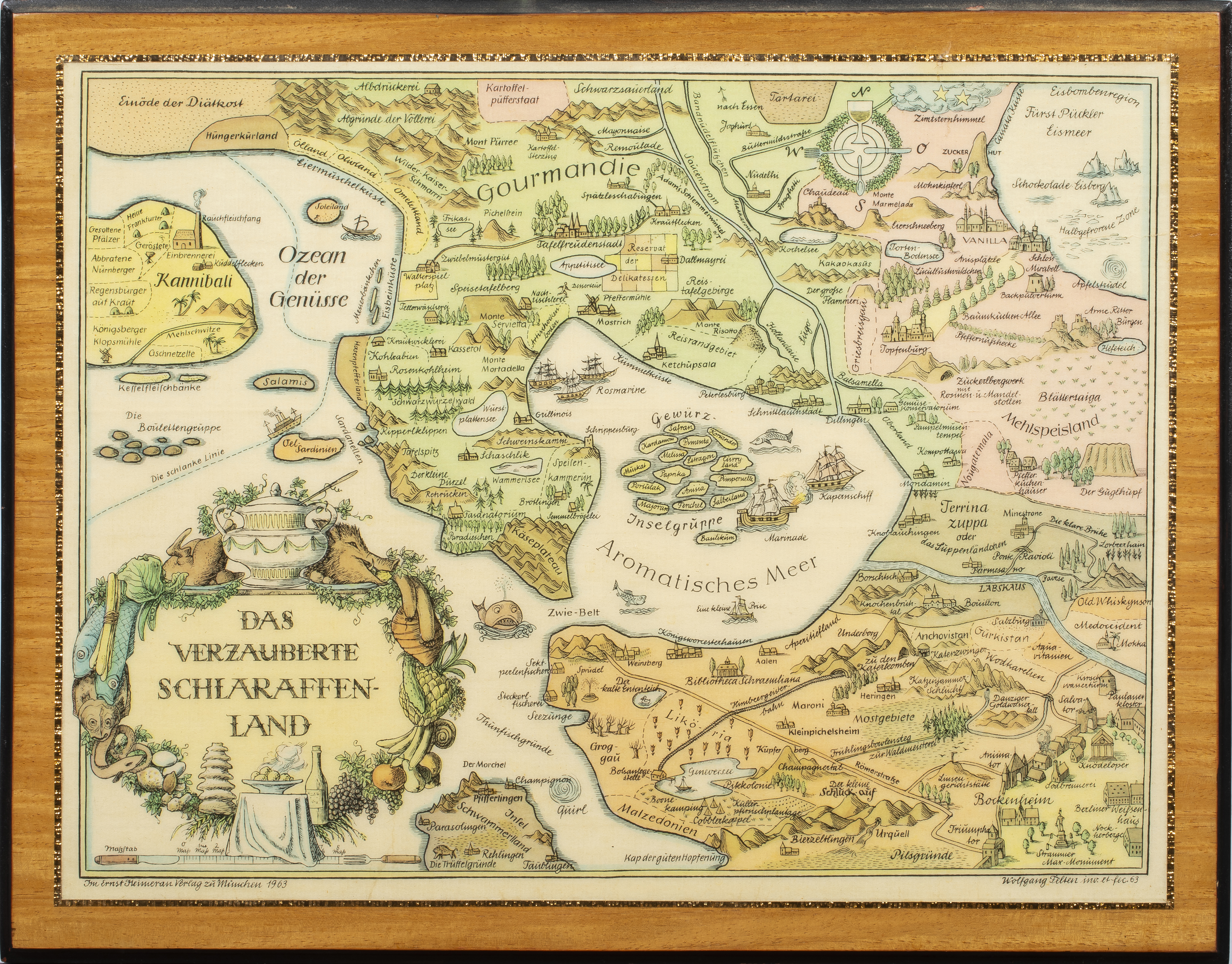 MAP GERMAN SCHOOL 20TH CENTURY  3ce327