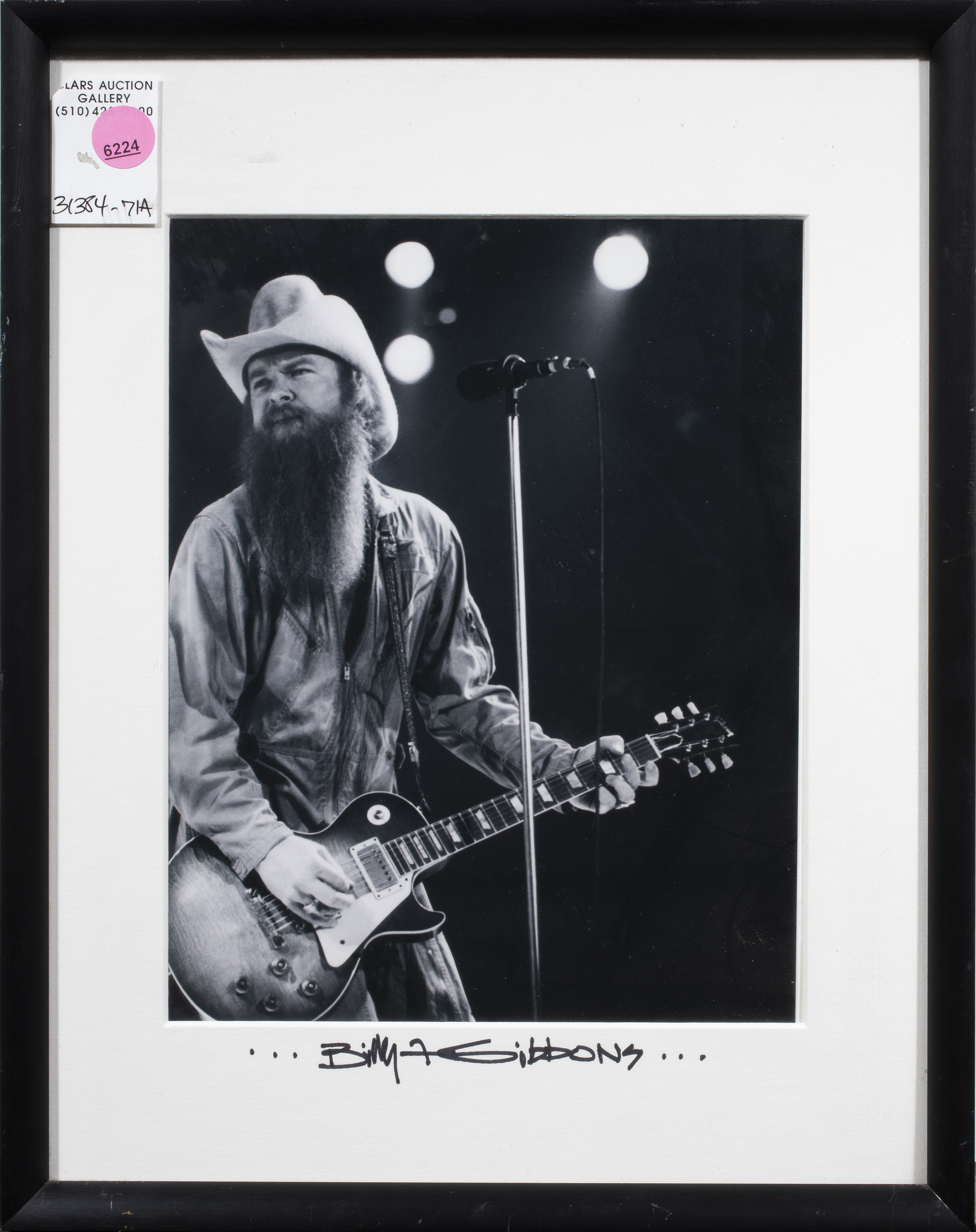 PHOTOGRAPH, BILLY GIBBONS Billy