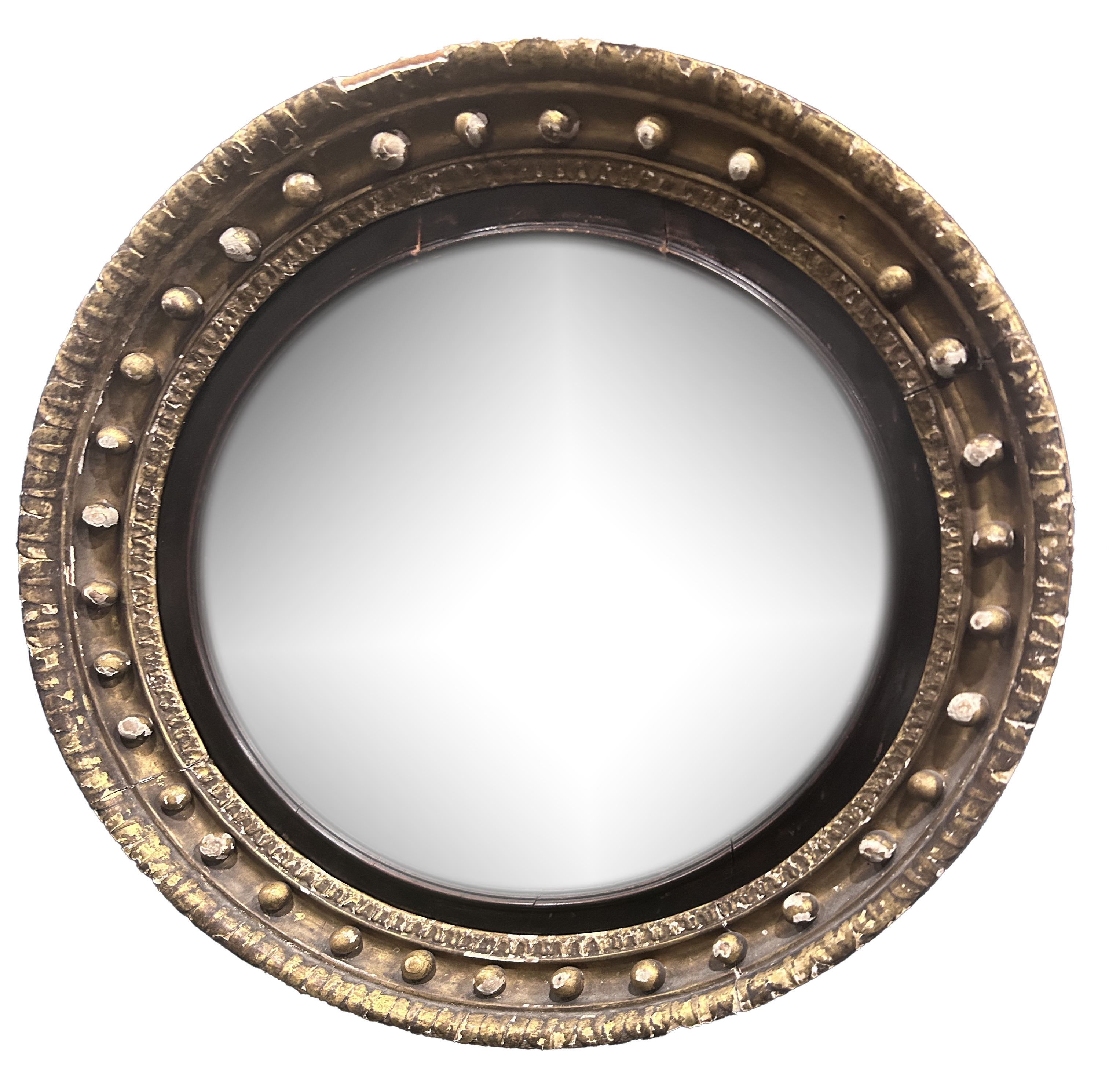 A REGENCY CONVEX MIRROR A Regency