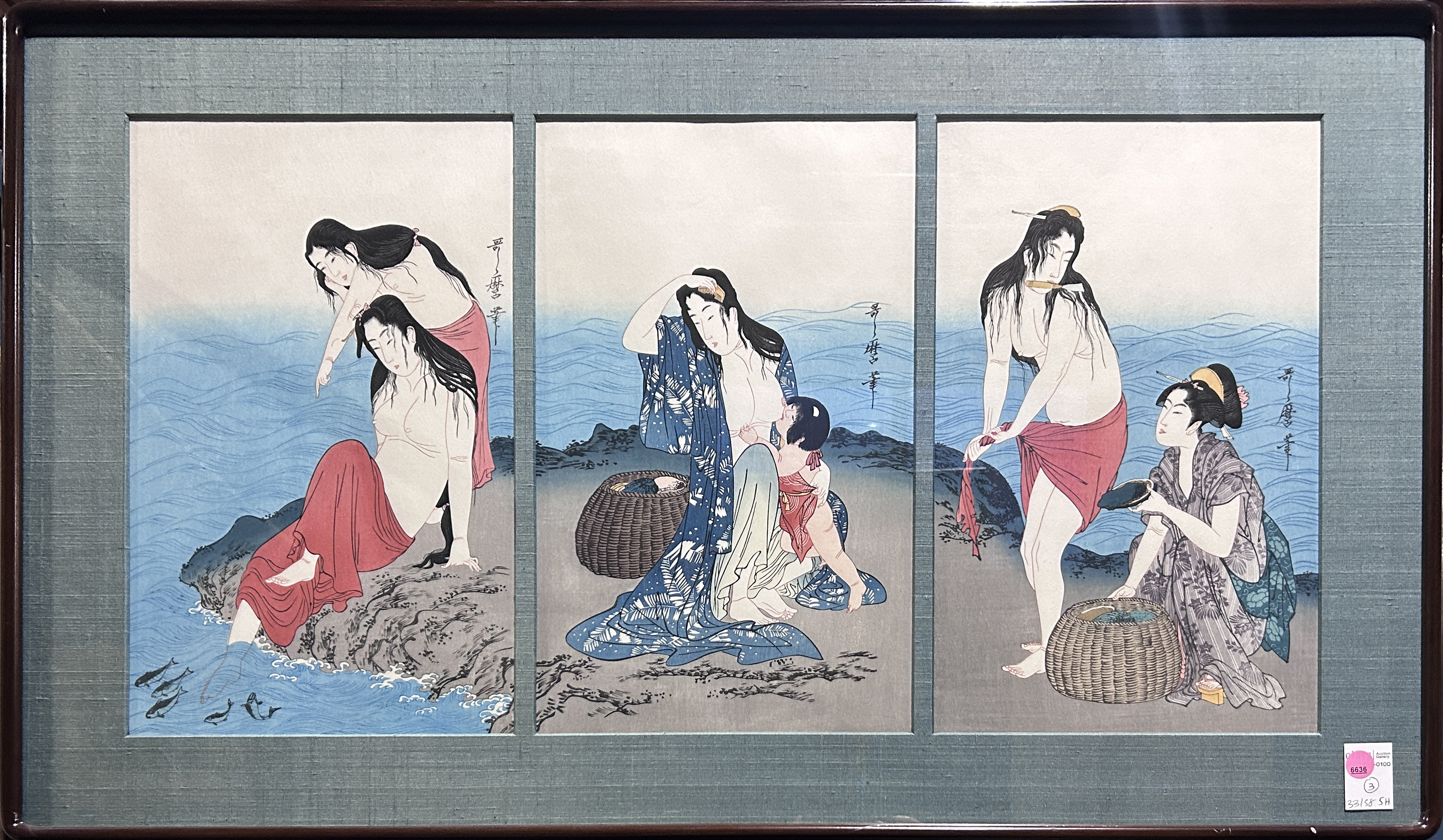 (LOT OF 3) JAPANESE WOODBLOCK PRINTS