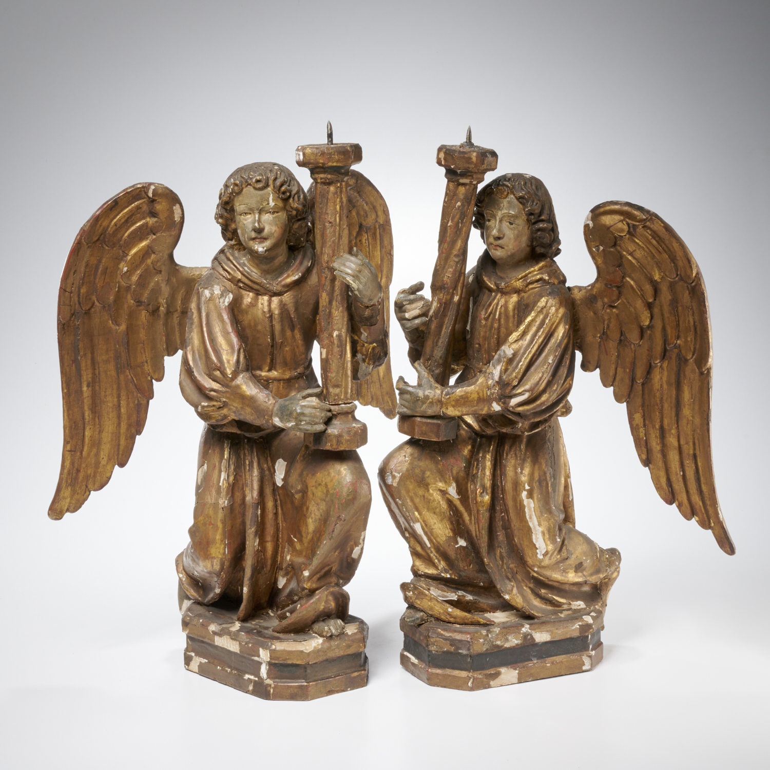 PAIR CONTINENTAL GILTWOOD ANGEL 3ce51c