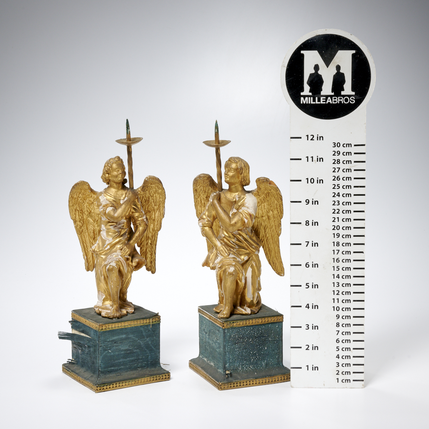 PAIR CONTINENTAL GILTWOOD ANGEL 3ce53f