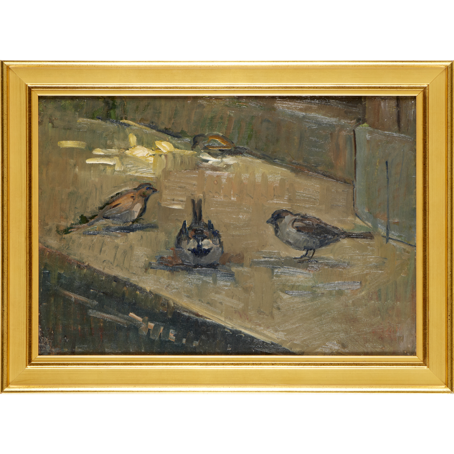 FRENCH IMPRESSIONIST SCHOOL OIL 3ce624