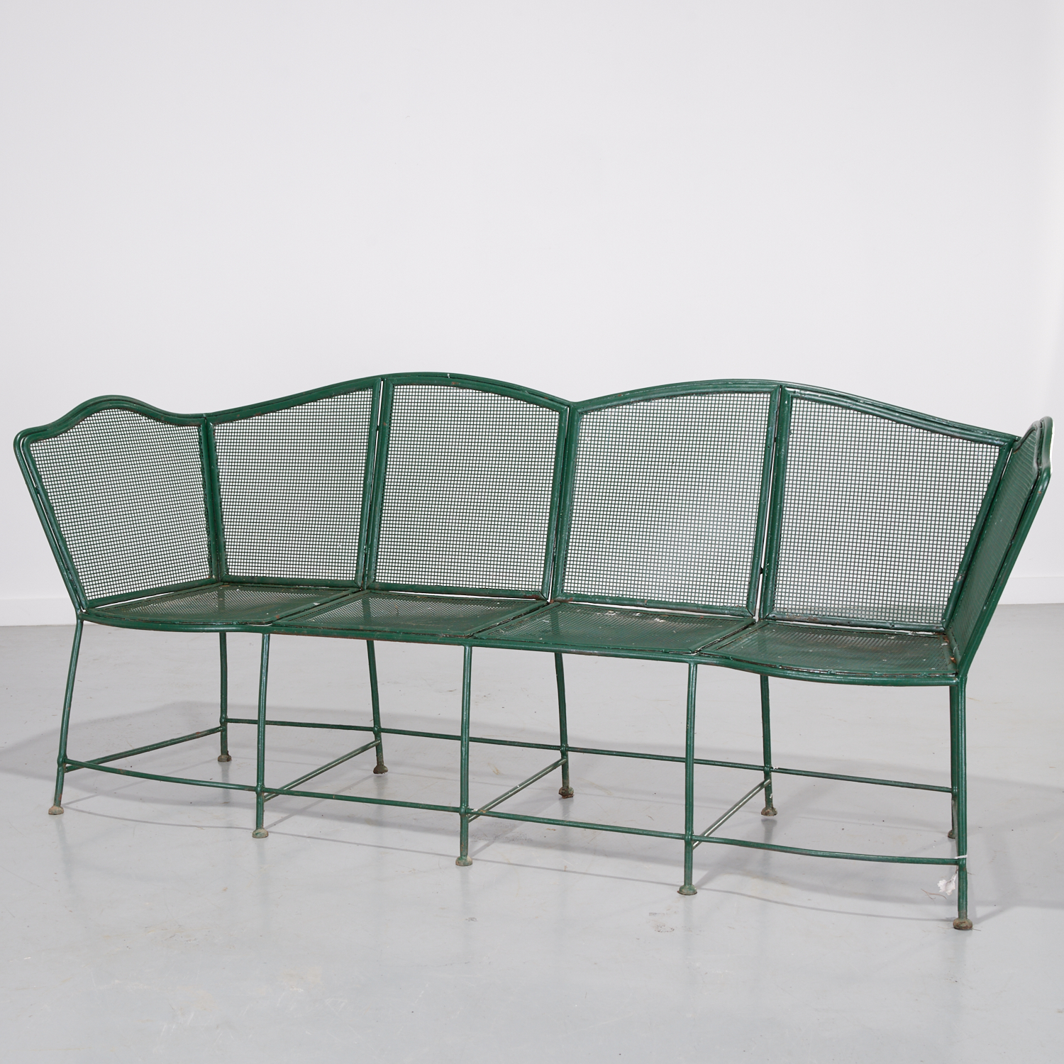 FRENCH MID CENTURY GREEN PAINTED 3ce641