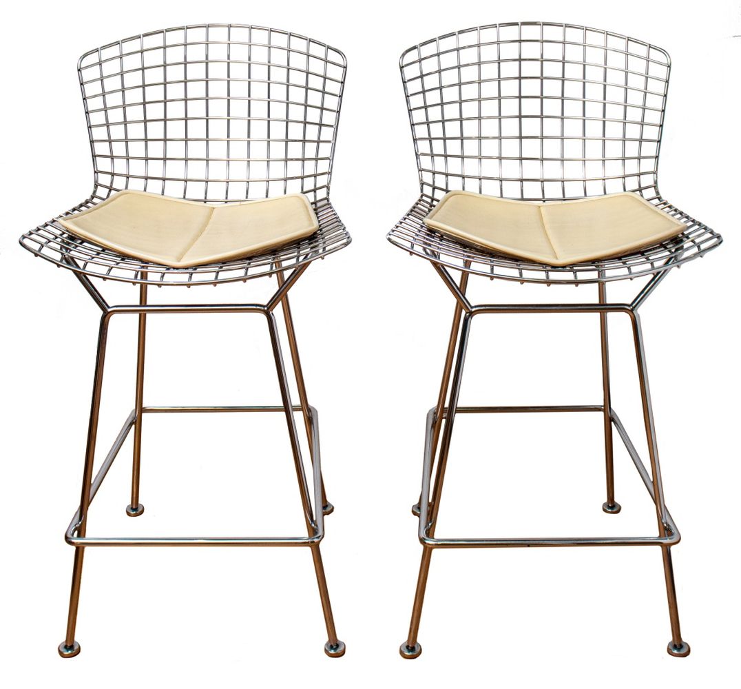 HARRY BERTOIA FOR KNOLL BAR STOOLS  3ce686