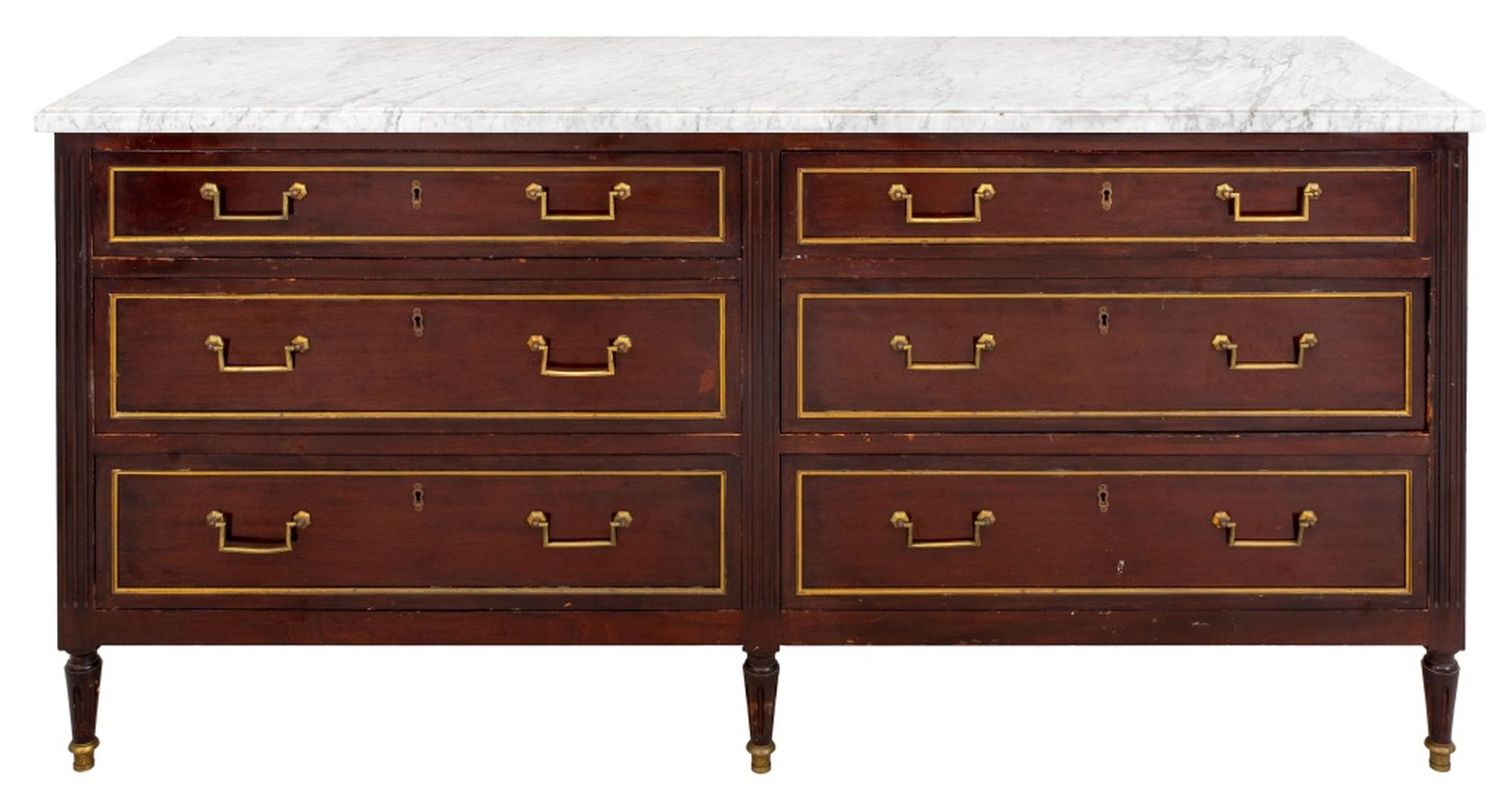 JANSEN MANNER LOUIS XVI STYLE MAHOGANY 3ce6ce