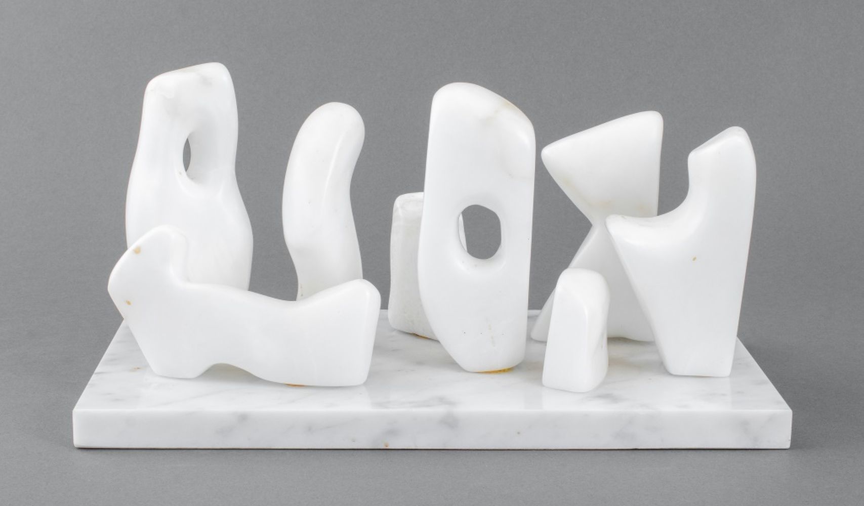 JOAN SHAPIRO ABSTRACT GROUP ALABASTER 3ce6fd