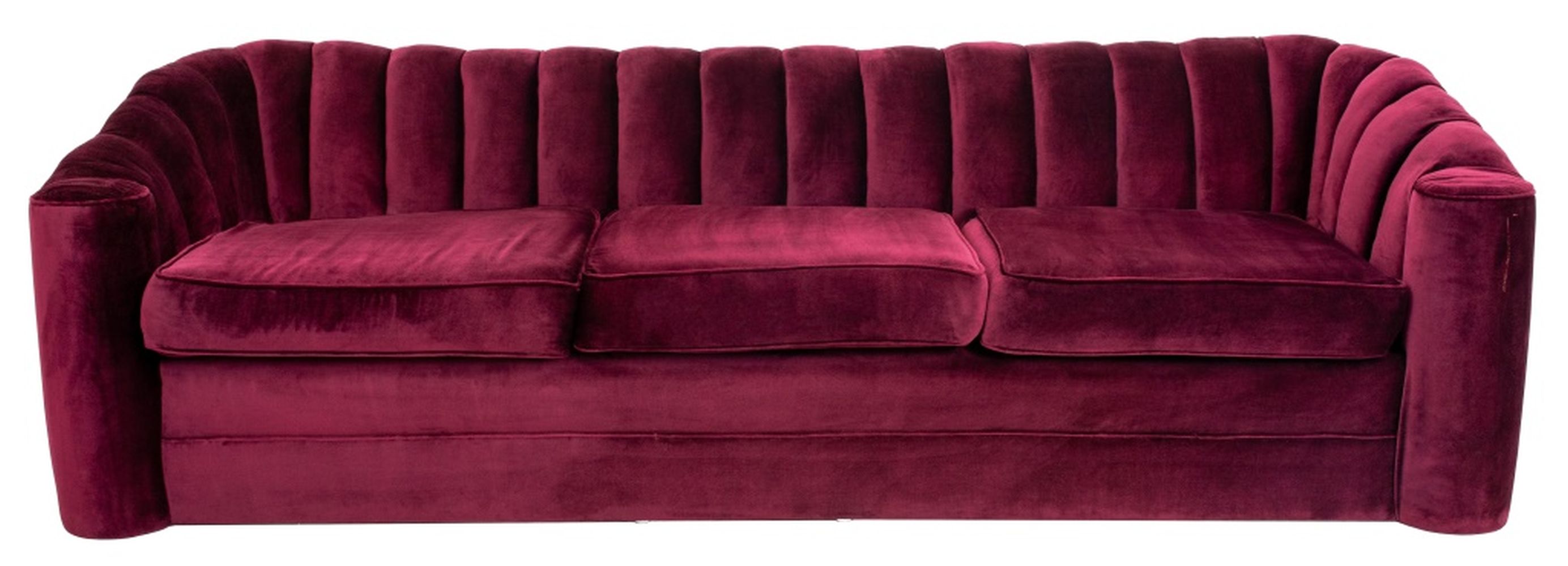 SCALAMANDRE VELVET UPHOLSTERED 3ce717